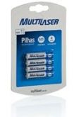 CB050 PILHAS RECARREGAVEIS AAA (1000MAH) - 4 UNIDADES